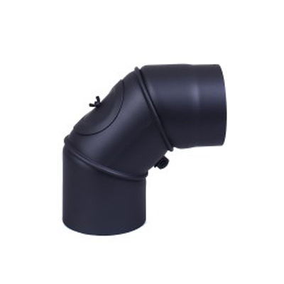 Koleno nastavljivo od 0-90 °, 150 x 2 mm - grafit