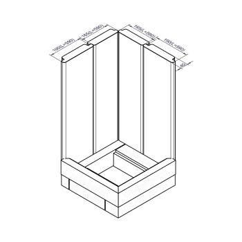 Šamotna obloga kurišča -  ETRAD0605005LL
