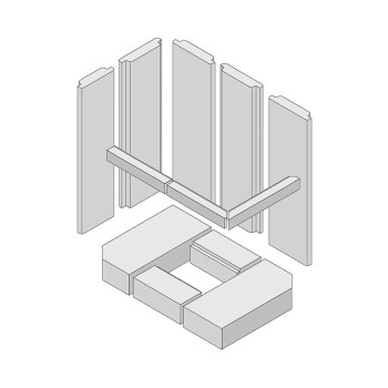Šamotna obloga kurišča - ETRAD0605021
