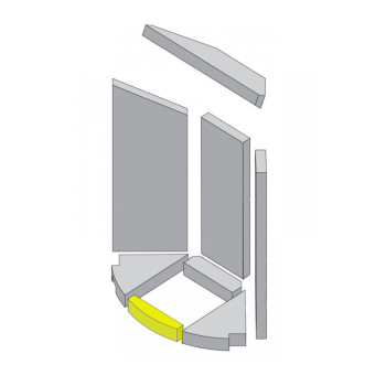 Šamotna obloga kurišča - ETSTO0600014A
