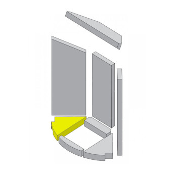 Šamotna obloga kurišča - ETSTO0600014B