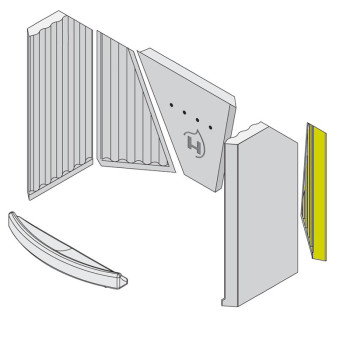 Šamotna obloga kurišča - ETSTO0600021G