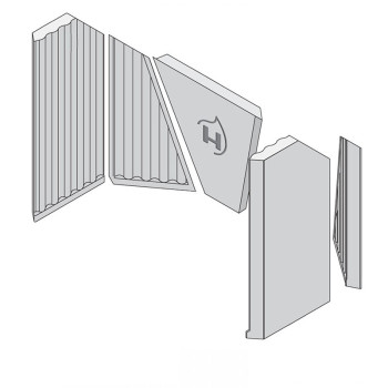 Šamotna obloga kurišča -  ETSTO0605121