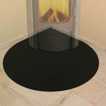 Podložna plošča "Tropfenform" iz pločevine - grafit