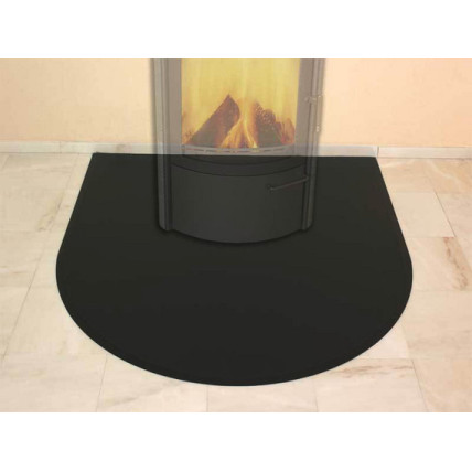 Podložna plošča "Halbrund - Groß" iz pločevine - grafit