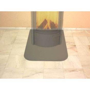 Podložna plošča "Segment" iz pločevine - titan