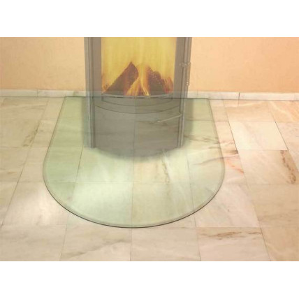 Podložna plošča "Halbrund - klein" kaljeno steklo