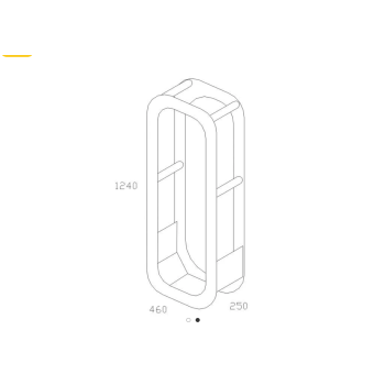 Regal za drva - CURVES 125