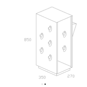 Regal za drva - PLAM 85