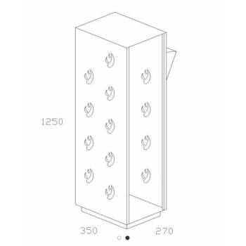 Regal za drva - PLAM 125